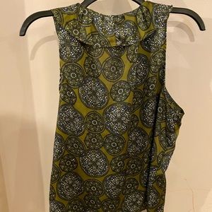Apt. 9 Green Paisley Blouse